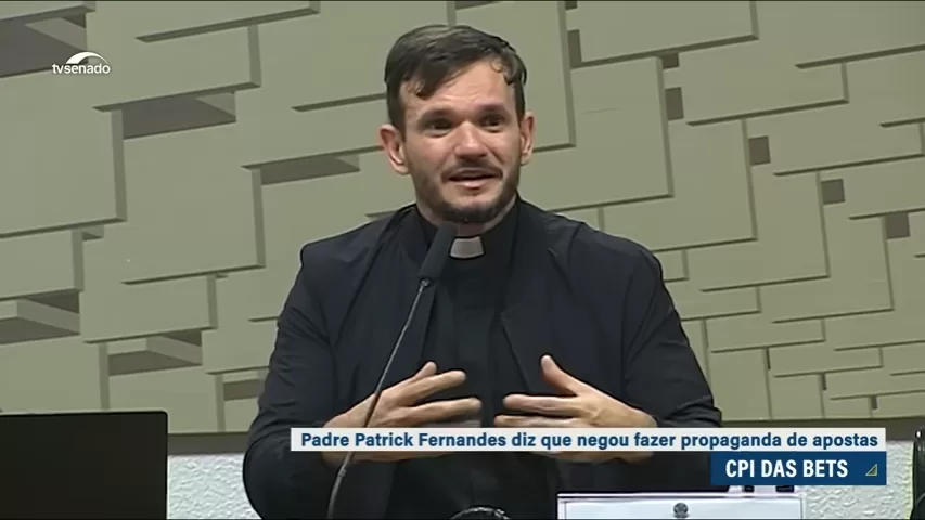 Padre Patrick rebate mãe de Virgínia após ser chamado de “biscoiteiro” por fala na CPI das Bets