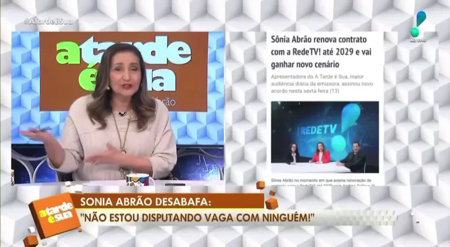 Sonia Abrão Indignada: Boatos de Substituição de Catia Fonseca Geram Revolta na Apresentadora