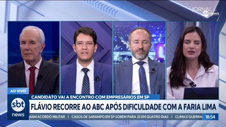 CRISE NO SBT NEWS: Chefe de redação pede demissão após treta ao vivo com Flávio Bolsonaro!