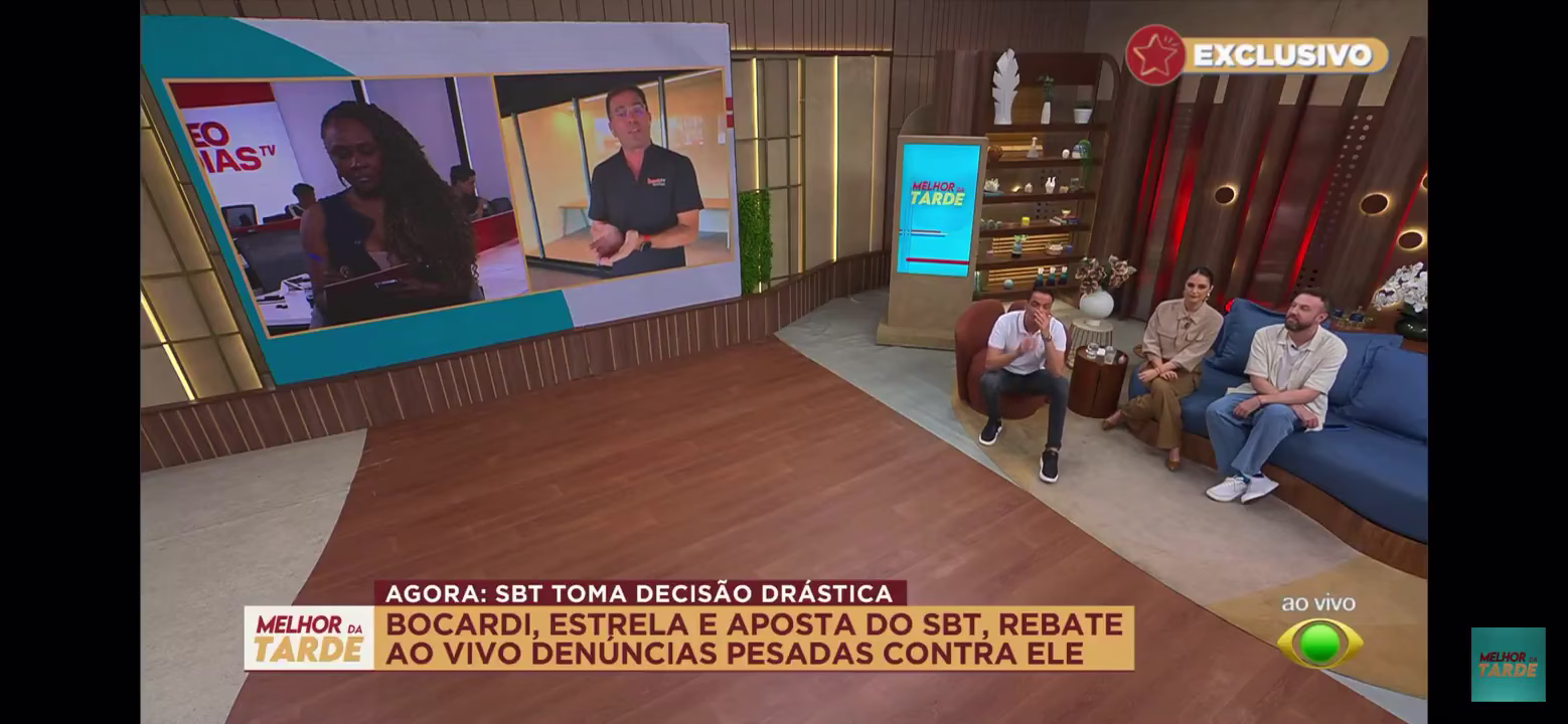 “Eu Demiti o SBT”: Bocardi Rompe Contrato, Critica Emissora e Sofre Repúdio da Band