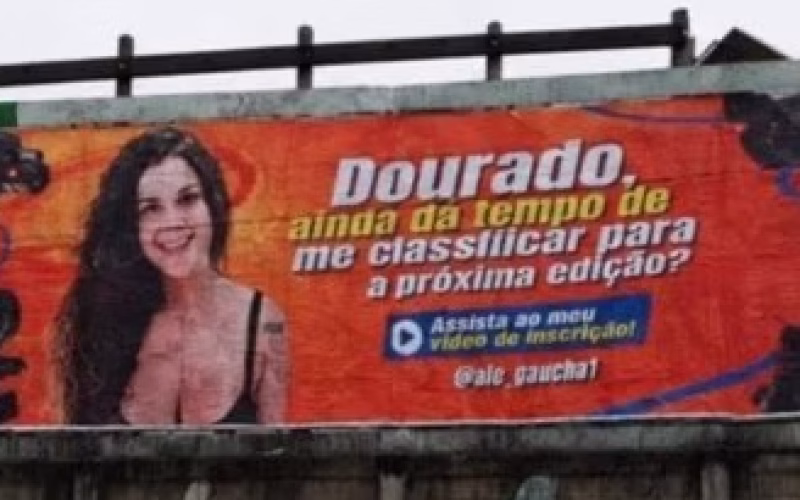 LOUCURA PELO BBB 27: Influenciadora Instala OUTDOOR Gigante Para Chamar Atenção da Globo!
