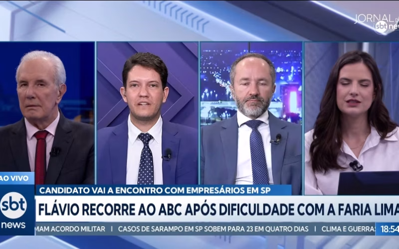 CRISE NO SBT NEWS: Chefe de redação pede demissão após treta ao vivo com Flávio Bolsonaro!
