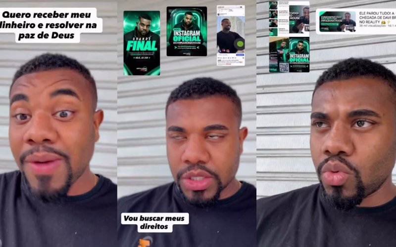 Calote e Desespero: Davi Brito do BBB 24 Denuncia Reality Show Por Falta de Pagamento!