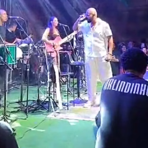 O SHOW DE ARLINDINHO NA LAPA: Pagodeiro canta refrão suspeito após término com Érika Januza!