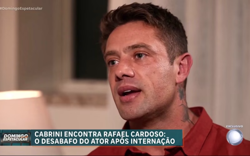 DESABAFO FORTE! Rafael Cardoso revela internação de 45 dias e pede perdão a Mari Bridi!